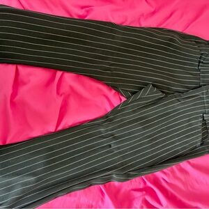 Torrid Black Pinstripe Boot Cut Pants